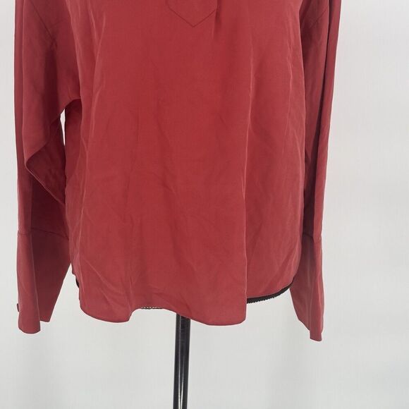 Rebecca Taylor Silk Long Sleeve Pull On‎ Top Blouse NWT $325 Size Small - Picture 4 of 13